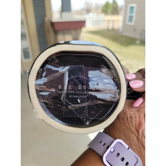 Rae Dunn Caught In Your Web Coffee Tea Mug With Witch Hat Lid New Halloween Goth - Picture 6 of 7